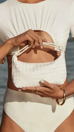 Isabelle Handle Bag - White