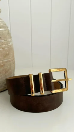 Jabilo Belt - Brown / Gold