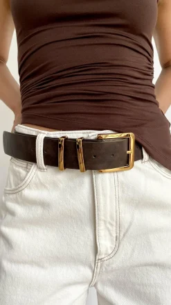 Jabilo Belt - Brown / Gold