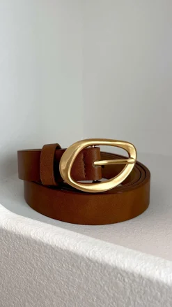 Jacory Belt - Brown/Gold