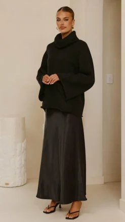 Jacques Knitted Jumper - Black