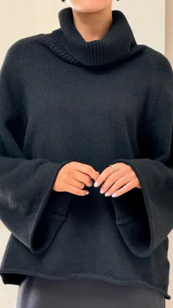 Jacques Knitted Jumper - Black