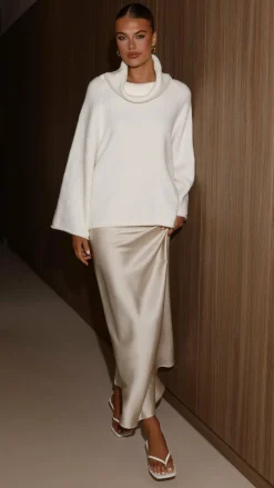 Jacques Knitted Jumper - White