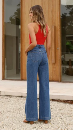 Jakira Bodysuit - Red