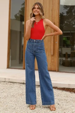 Jakira Bodysuit - Red