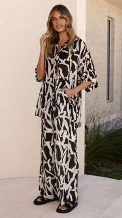 Jamerson Pants - Black/White