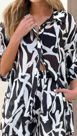 Jamerson Pants - Black/White