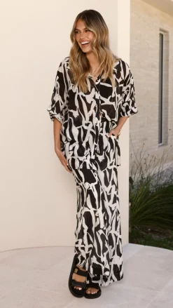 Jamerson Pants - Black/White