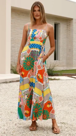 Jaylene Maxi Dress - Dazzle Print