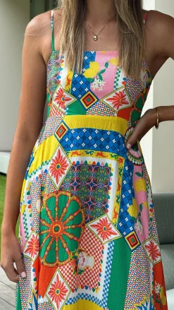 Jaylene Maxi Dress - Dazzle Print