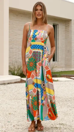 Jaylene Maxi Dress - Dazzle Print