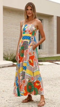 Jaylene Maxi Dress - Dazzle Print