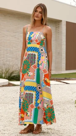 Jaylene Maxi Dress - Dazzle Print
