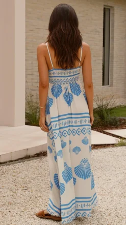 Jaylene Maxi Dress - Sea Shell