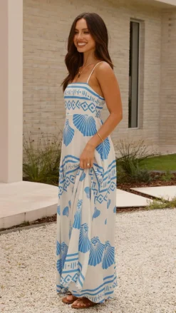 Jaylene Maxi Dress - Sea Shell
