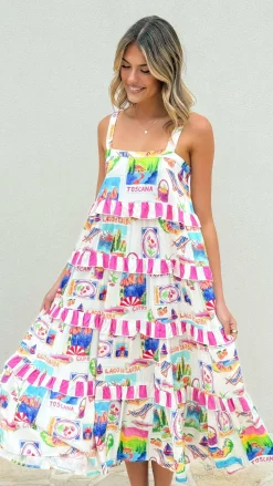 Jeena Maxi Dress - Nicoletta Print