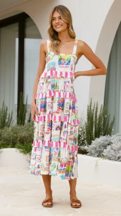 Jeena Maxi Dress - Nicoletta Print