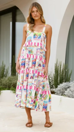 Jeena Maxi Dress - Nicoletta Print