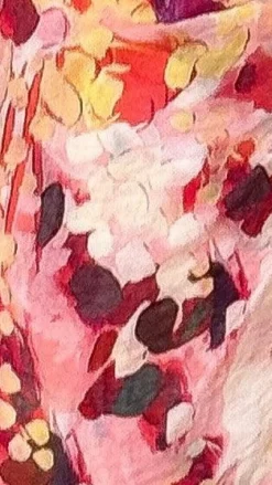 Jemma Long Sleeve Mini Dress - Pink Abstract