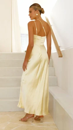 Jenna Maxi Dress - Yellow