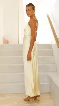 Jenna Maxi Dress - Yellow
