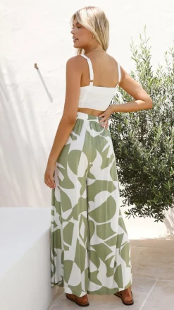 Jerika Pants - Sage Print
