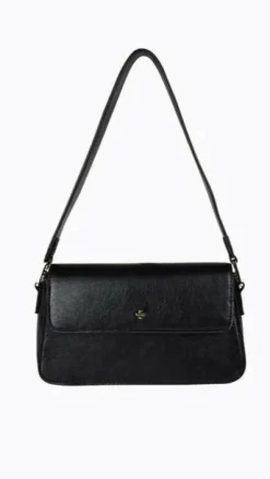 Jocelyn Shoulder Bag - Black PU