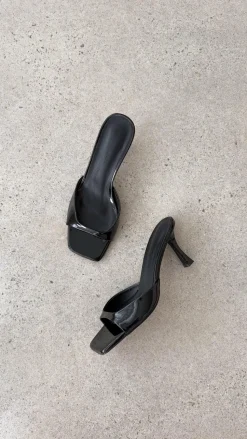 Joey Heel - Black Patent