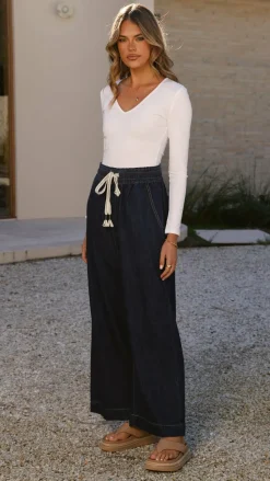 Josephine Pants - Indigo Denim