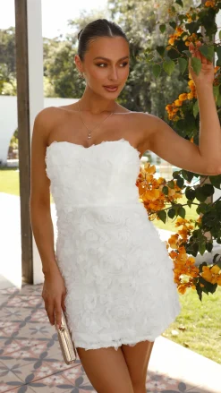 Julia Mini Dress - White