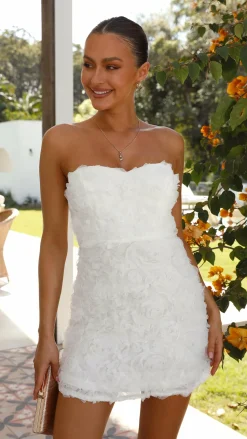 Julia Mini Dress - White