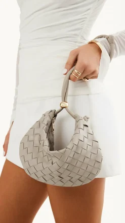 Kacey Handle Bag - Stone