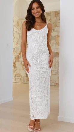 Kaden Maxi Dress - White
