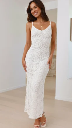 Kaden Maxi Dress - White