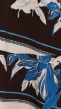 Kaethe Maxi Dress - Black/Blue