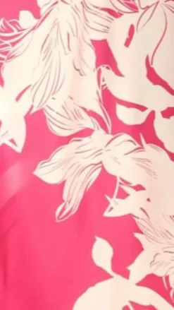 Kaethe Maxi Dress - Hot Pink Print