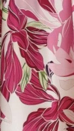 Kaethe Maxi Dress - White/Pink