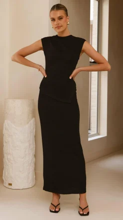 Kahili Maxi Skirt - Black