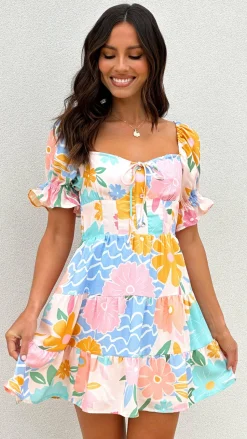 Kaley Mini Dress - Blush Petal