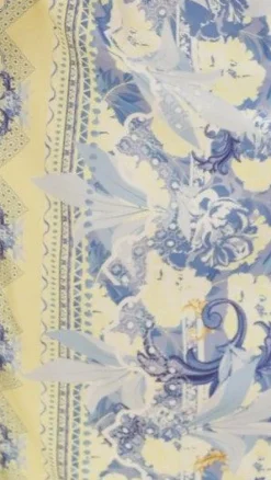 Kalliope Mini Dress - Blue/Yellow