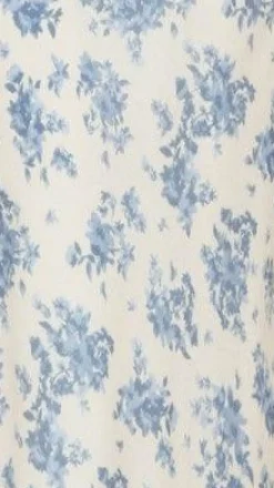 Kamala Maxi Dress - Blue Floral