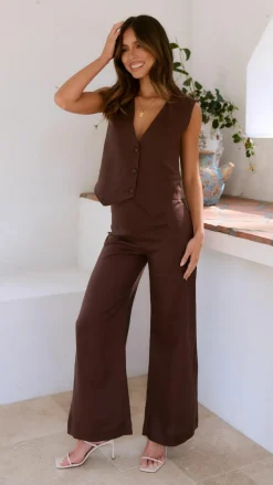 Karah Pants - Chocolate