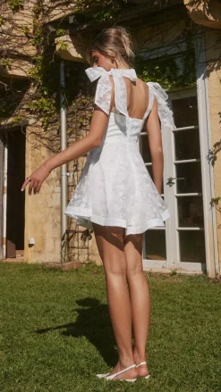 Karis Mini Dress - White