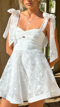 Karis Mini Dress - White