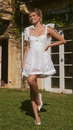 Karis Mini Dress - White