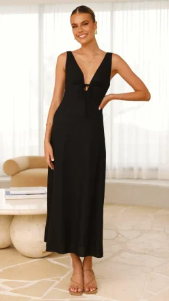 Kataryna Maxi Dress - Black