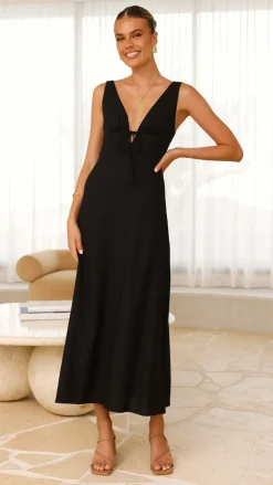 Kataryna Maxi Dress - Black