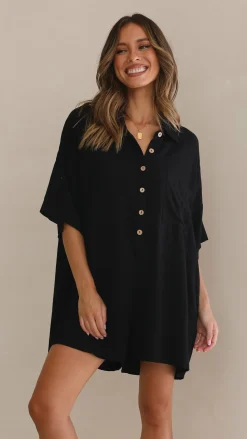 Keely Playsuit - Black