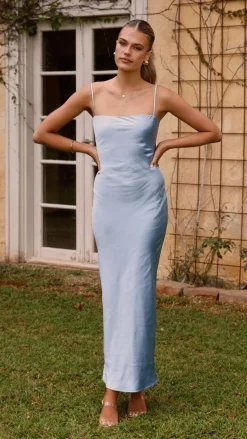 Keira Maxi Dress - Baby Blue