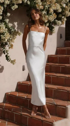 Keira Maxi Dress - Pearl